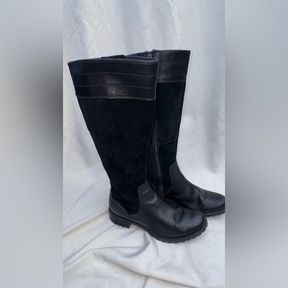 WOMENS TIMBERLAND BETHEL HEIGHTS TALL BLK SIZE US 7 SUEDE - Picture 10 of 10